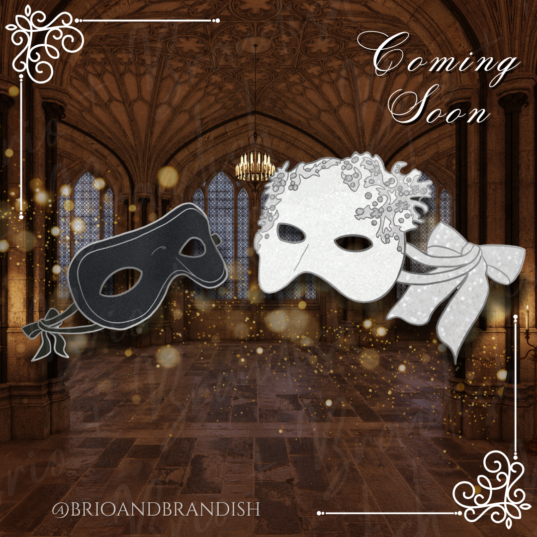 PREORDER: Masquerade Masks Pin Set