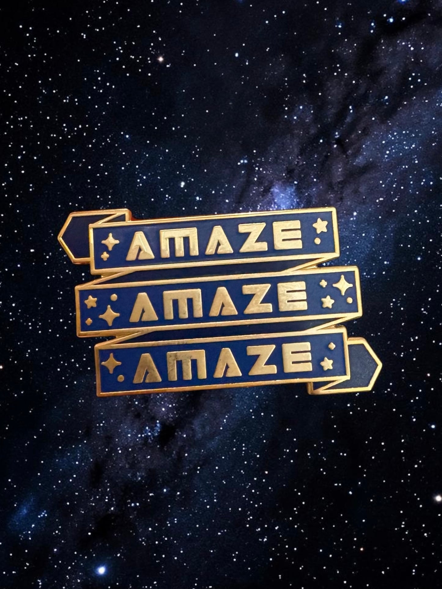Amaze Amaze Amaze Enamel Pin