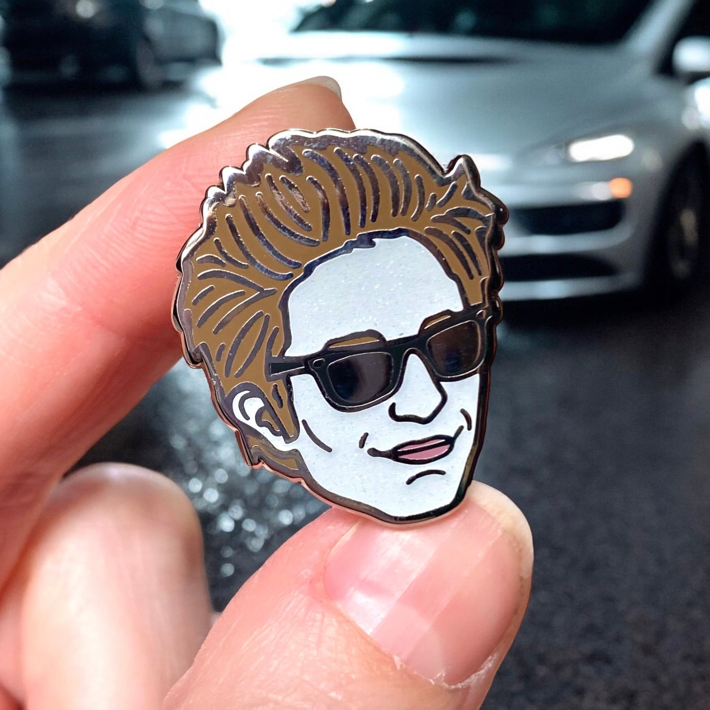 Shimmery Eddboi Enamel Pin