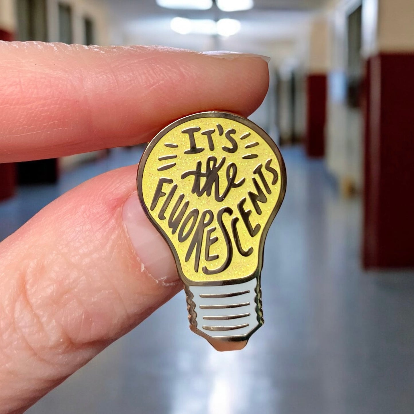 Fluorescents Enamel Pin