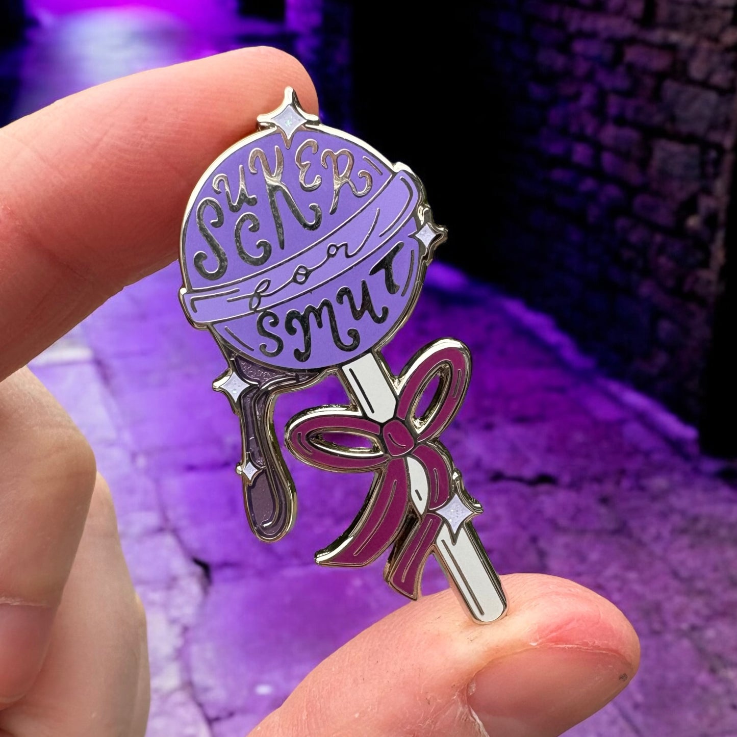 Sucker Enamel Pin