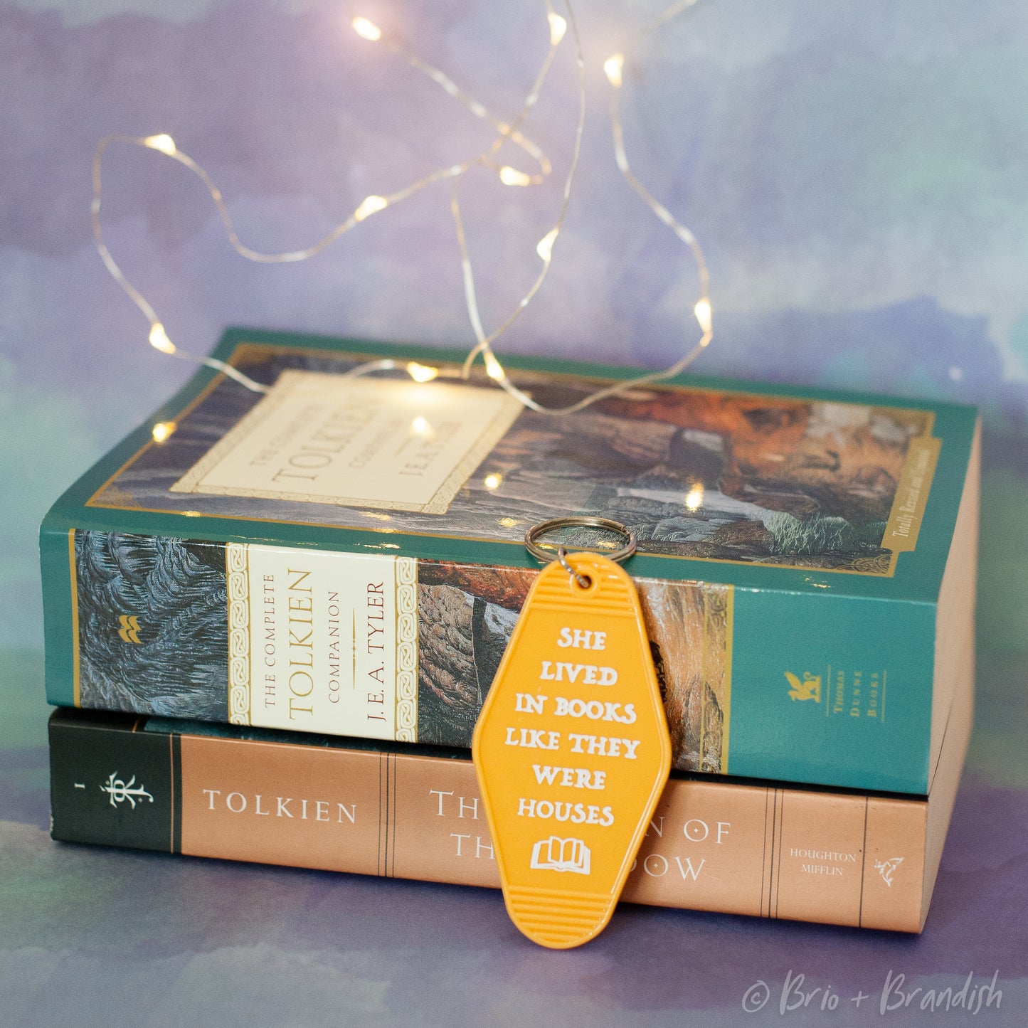Bookish Girl Motel Keychain