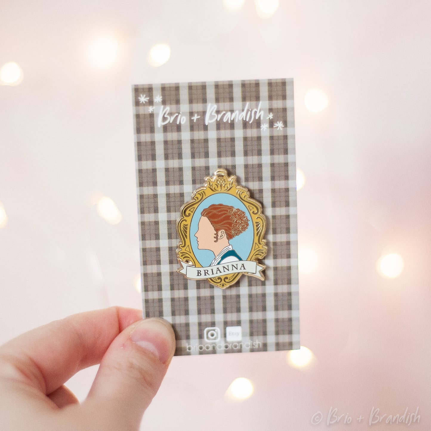 Brianna Enamel Pin