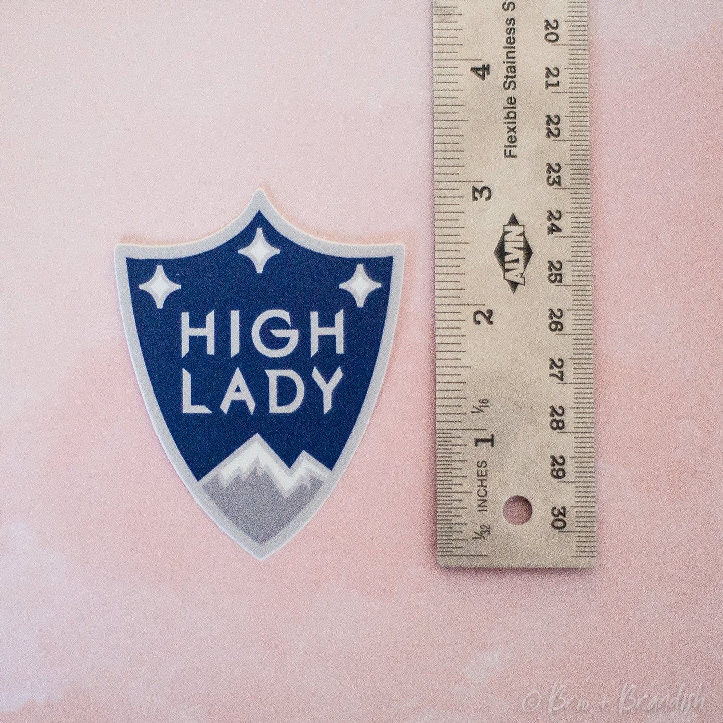 High Lady Waterproof Vinyl Sticker