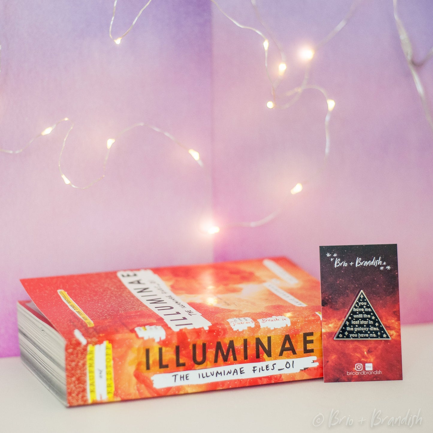 Galaxy Quote Enamel Pin