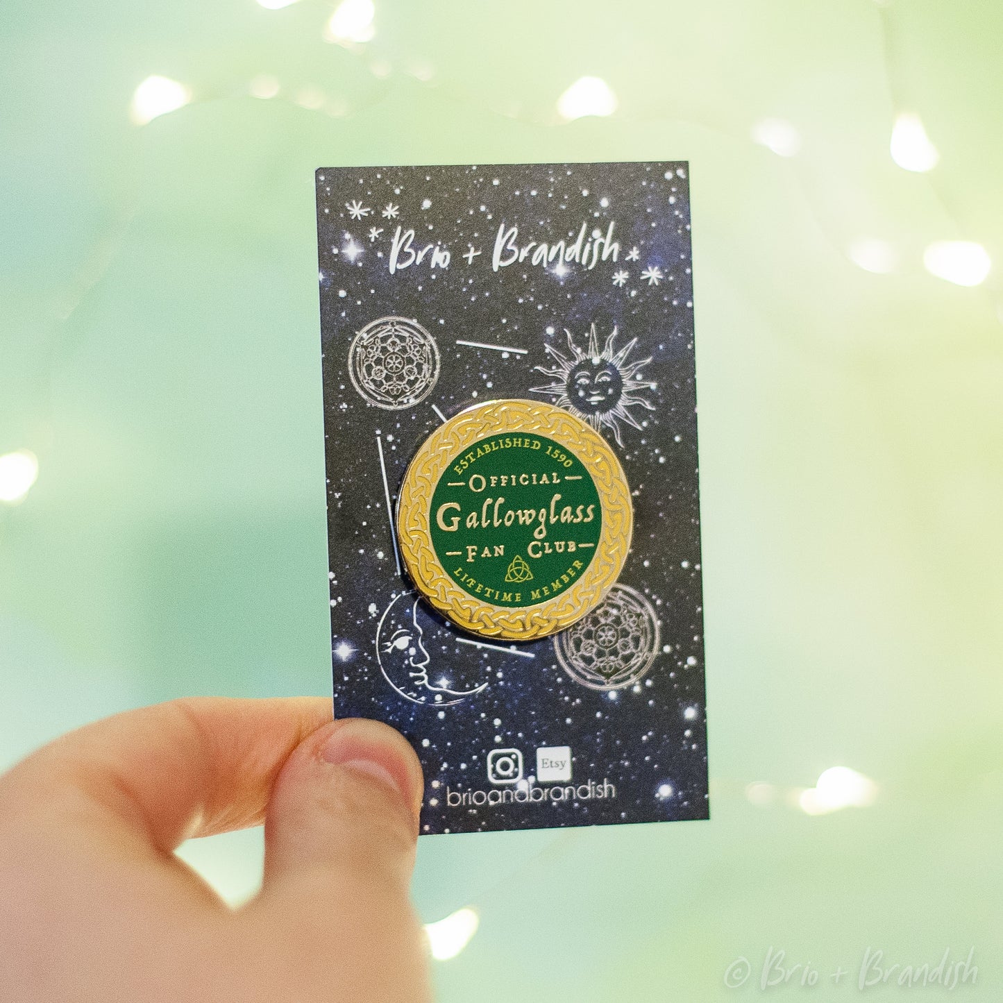 Gallowglass Fan Club Enamel Pin