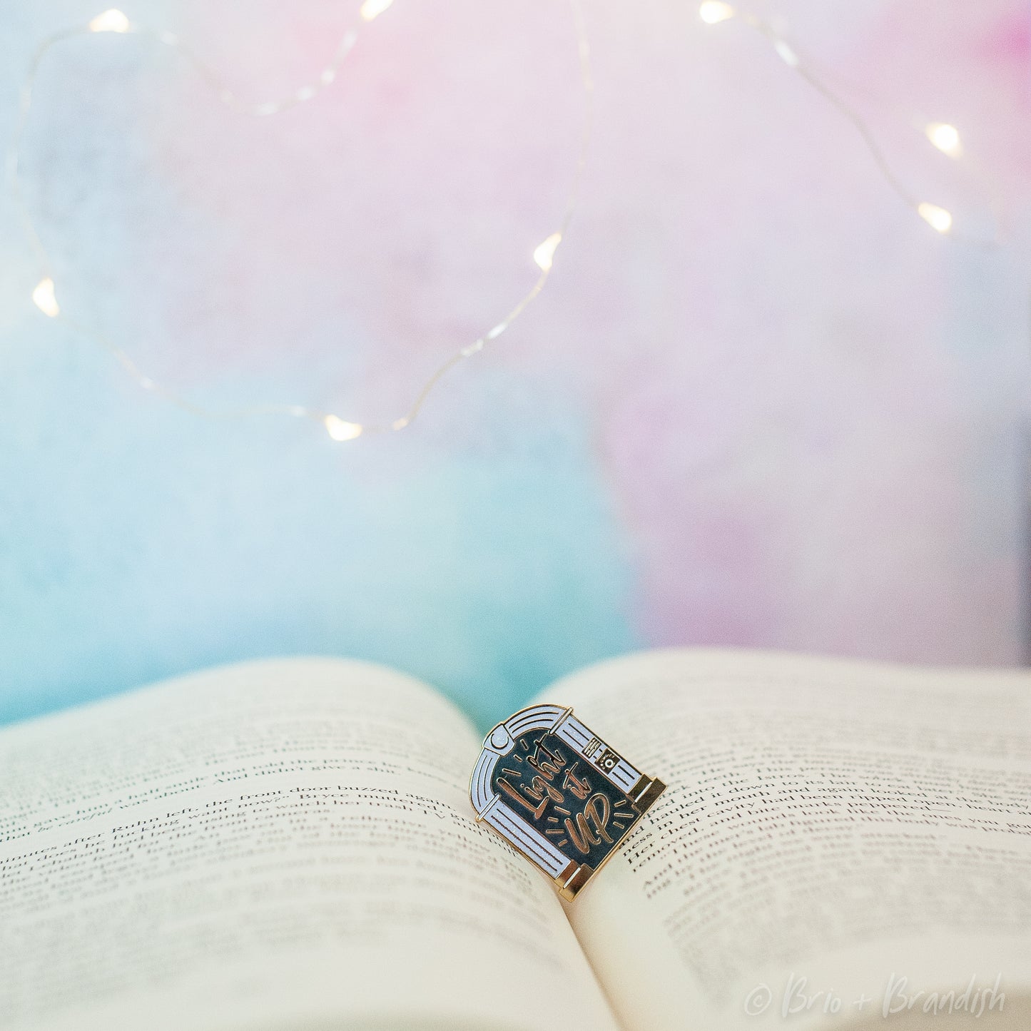 Light It Up Enamel Pin