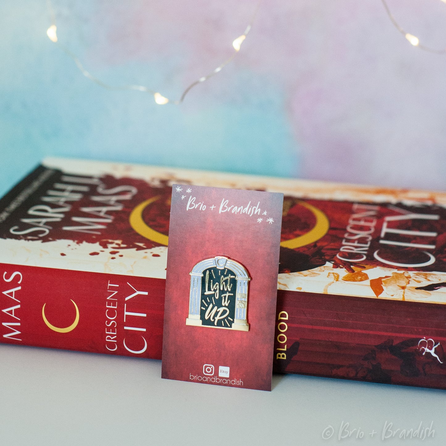 Light It Up Enamel Pin