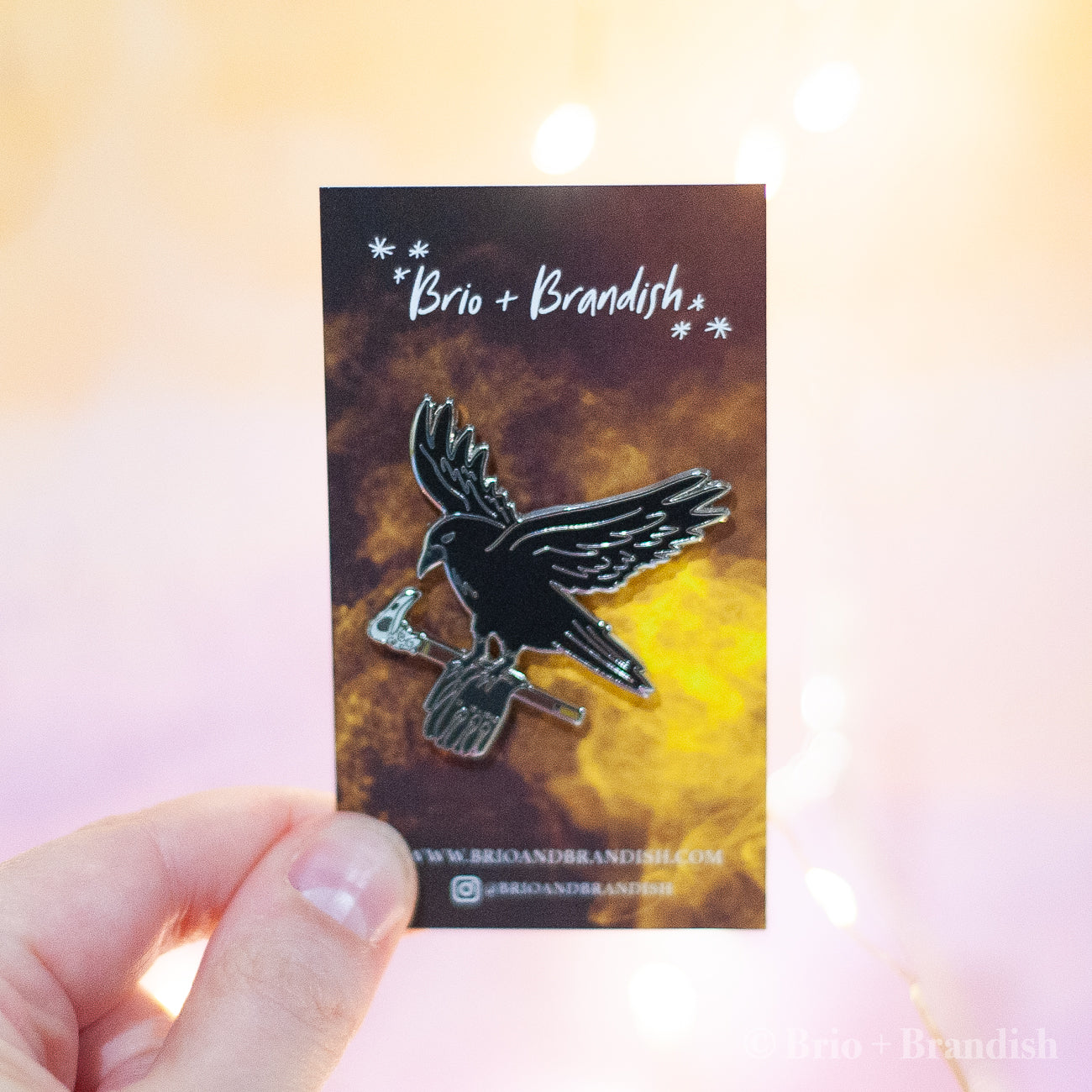 Kaz Crow Enamel Pin