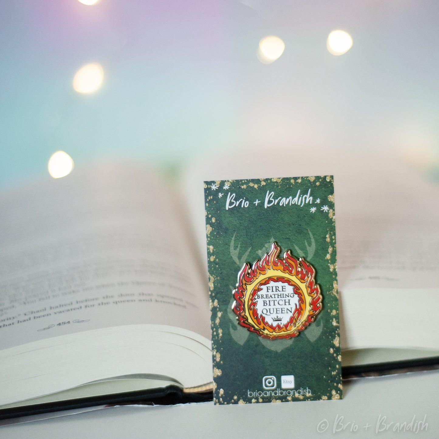 Fire Queen Enamel Pin - REGULAR VARIANT