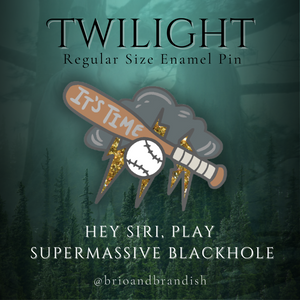 PREORDER: Vampire Baseball Enamel Pin