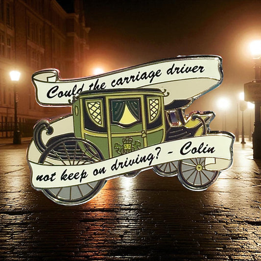Carriage Ride Enamel Pin