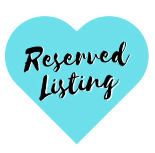RESERVED for Sonja