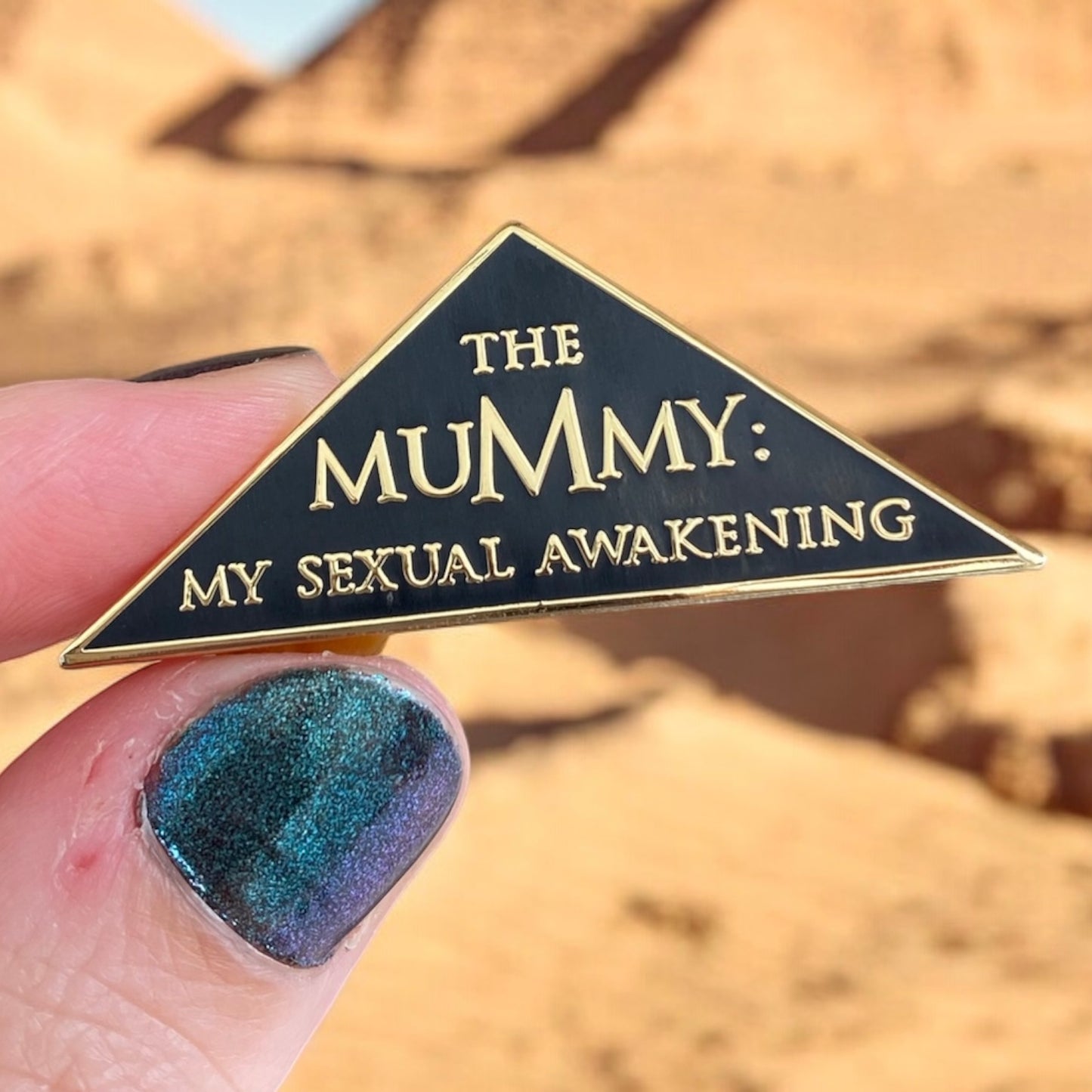 Mummy Awakening Enamel Pin