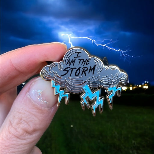 I am the Storm Enamel Pin