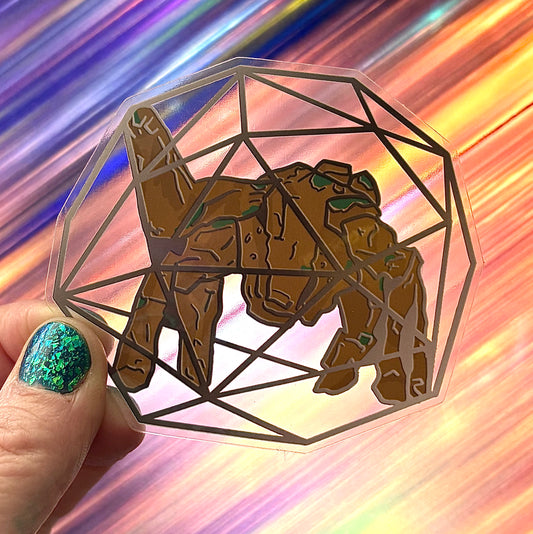 Rocky Clear Vinyl Sticker