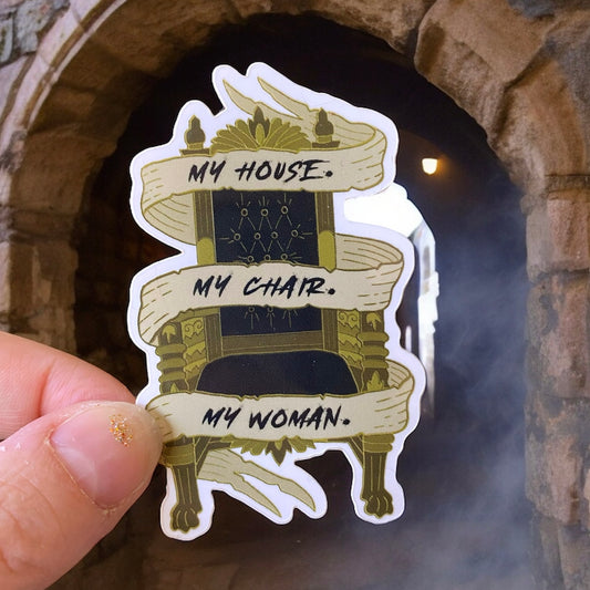 My House Vinyl Sticker