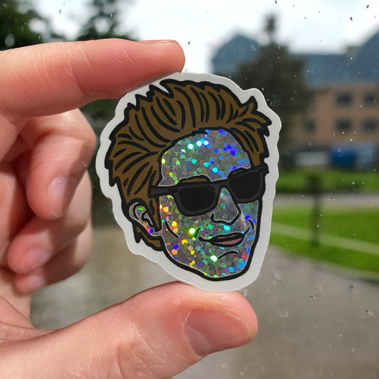 Sparkly Edward Vinyl Sticker