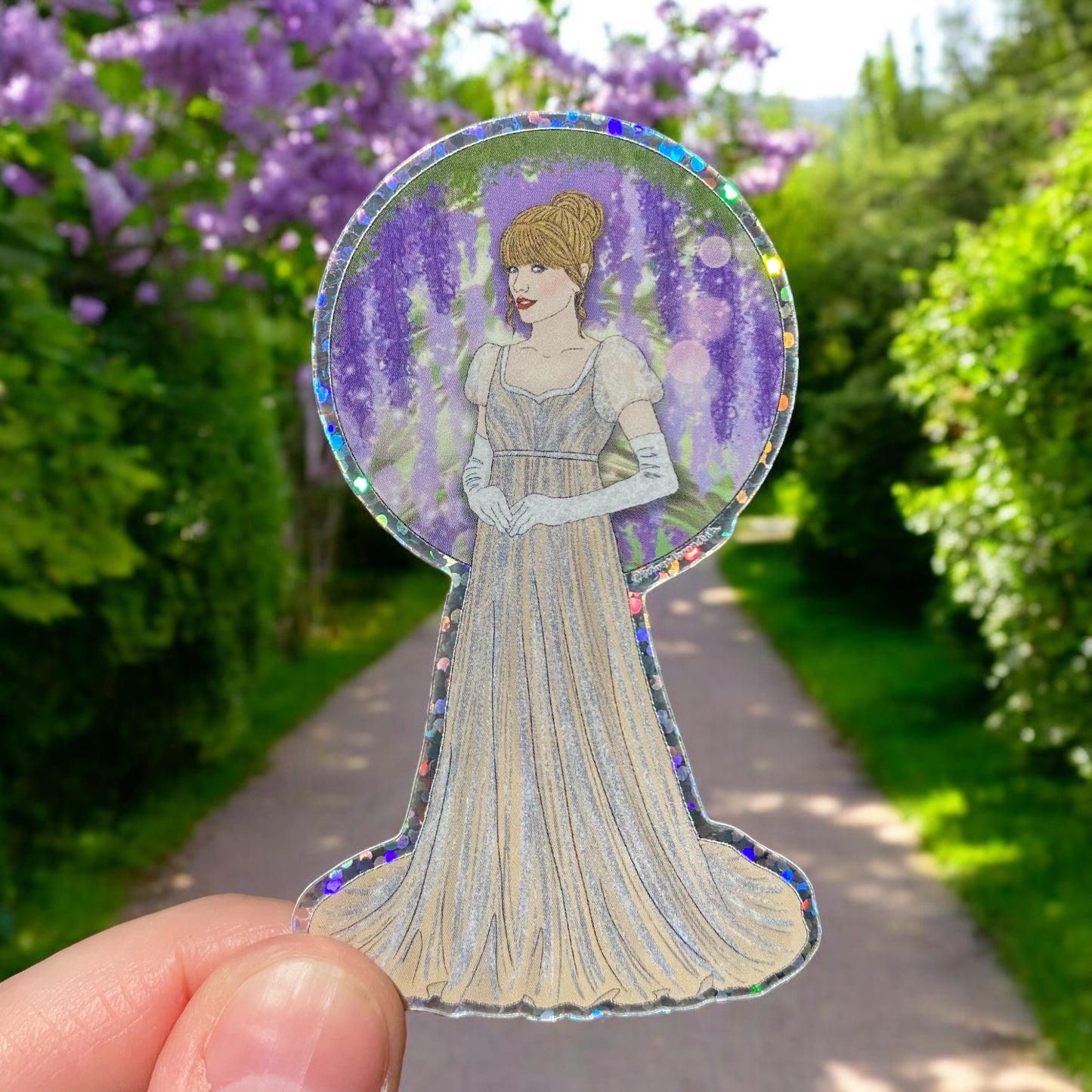 Taylor Swift x Bridgerton Crossover Sticker