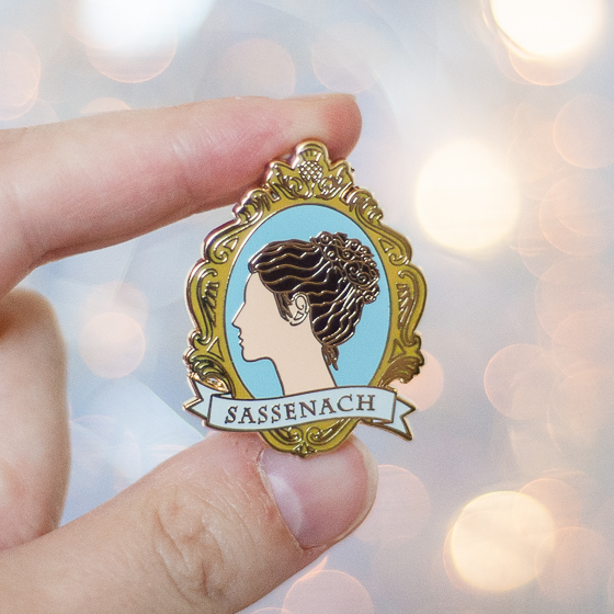 Sassenach Enamel Pin