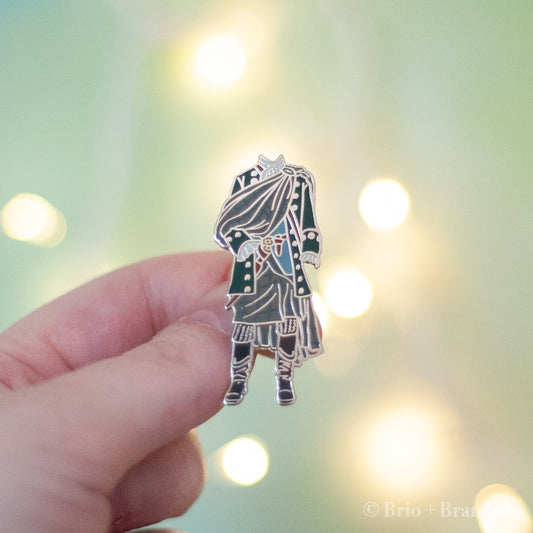 Jamie Wedding Kilt Enamel Pin