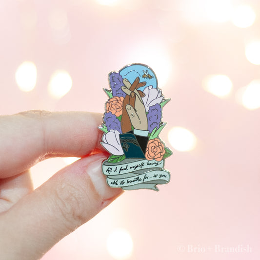 Breathe Enamel Pin