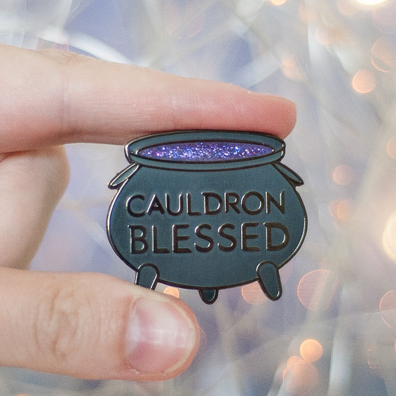 Cauldron Blessed Enamel Pin