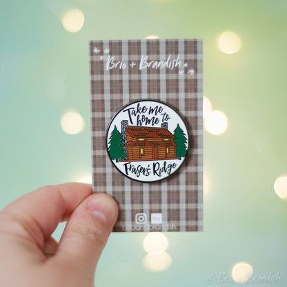 Fraser's Ridge Enamel Pin