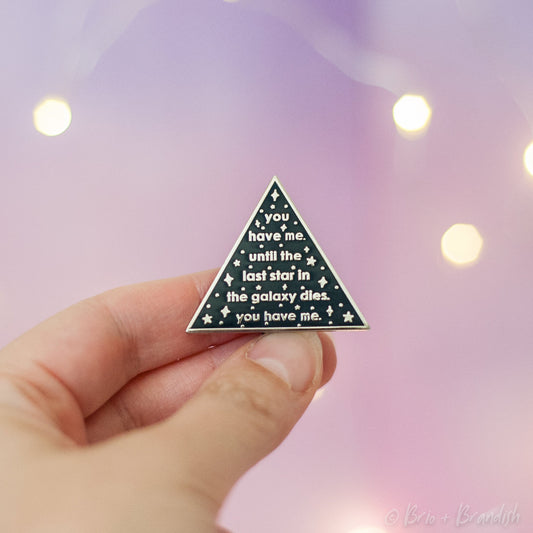 Galaxy Quote Enamel Pin