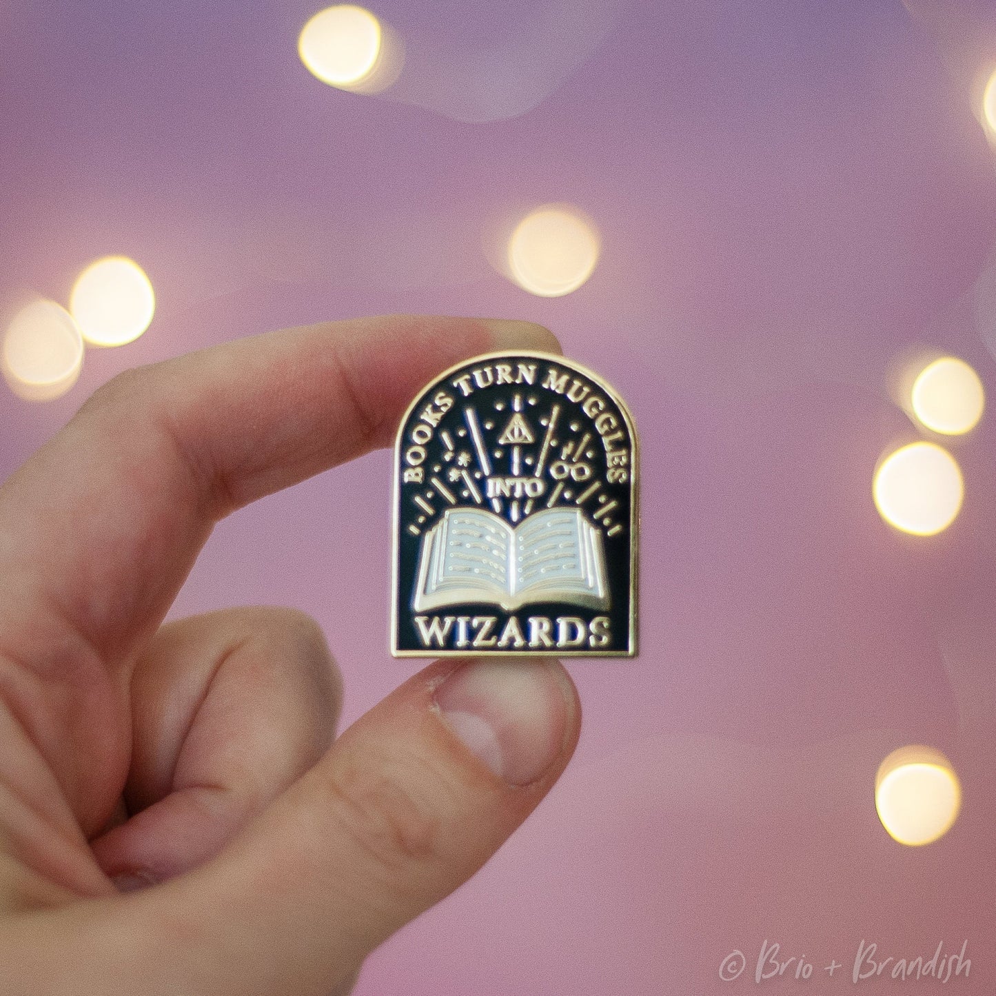 BLACK VARIANT - Wizard Enamel Pin