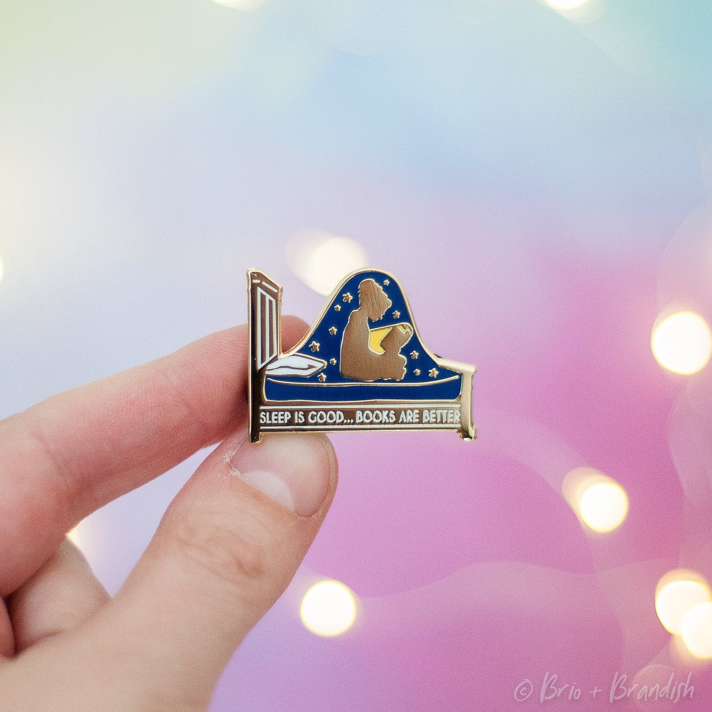 Books are Better Enamel Pin