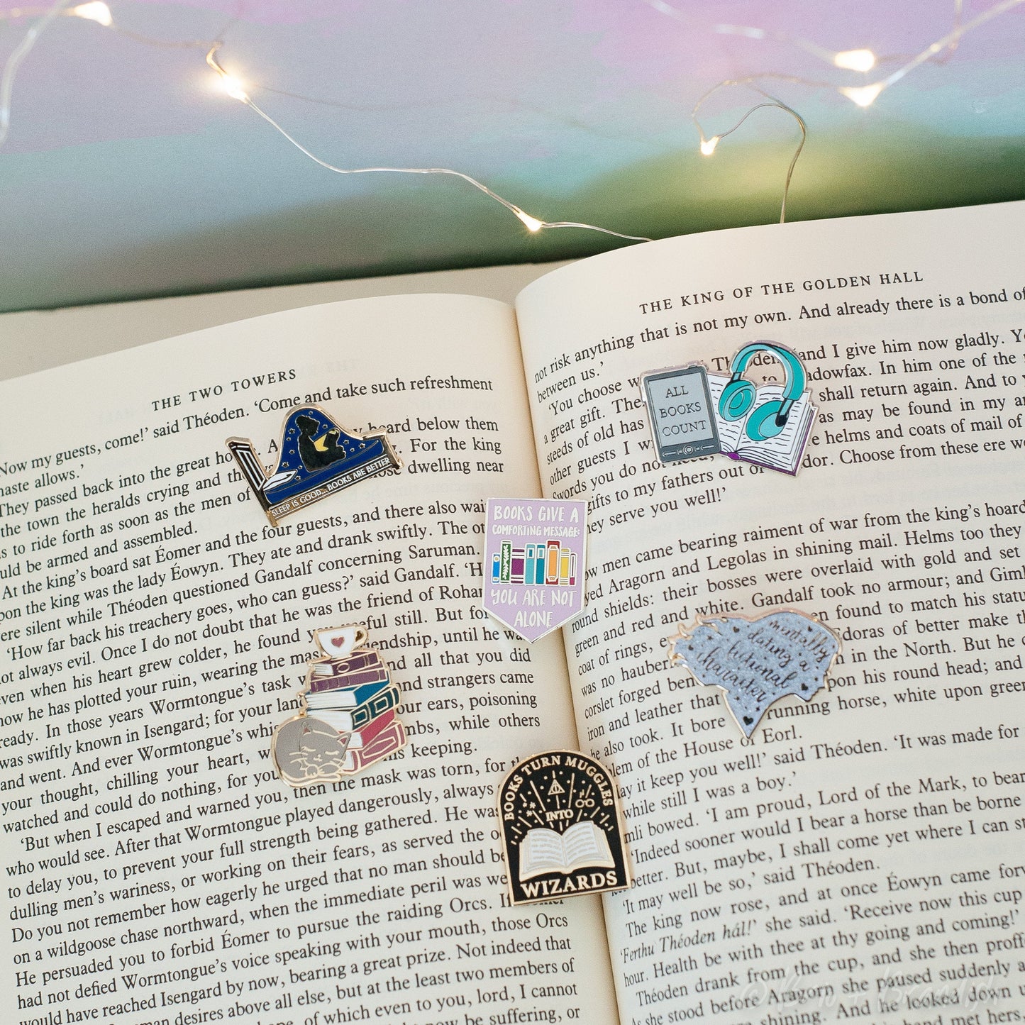 Bookish 6 Pin Set