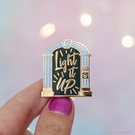 Light It Up Enamel Pin