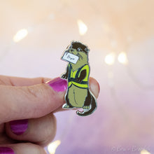 Load image into Gallery viewer, Messenger Otter Enamel Pin
