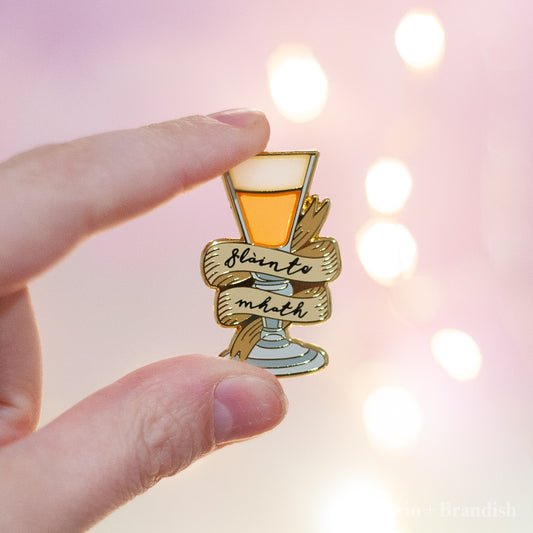 Slainte Mhath Enamel Pin