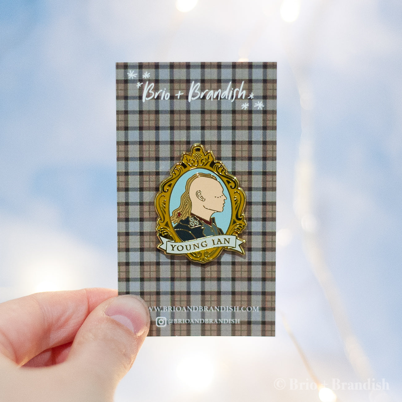 Young Ian Enamel Pin