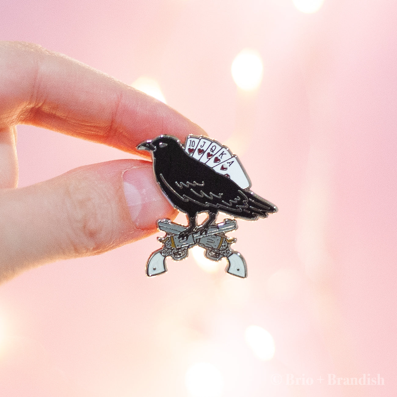 Jesper Crow Enamel Pin