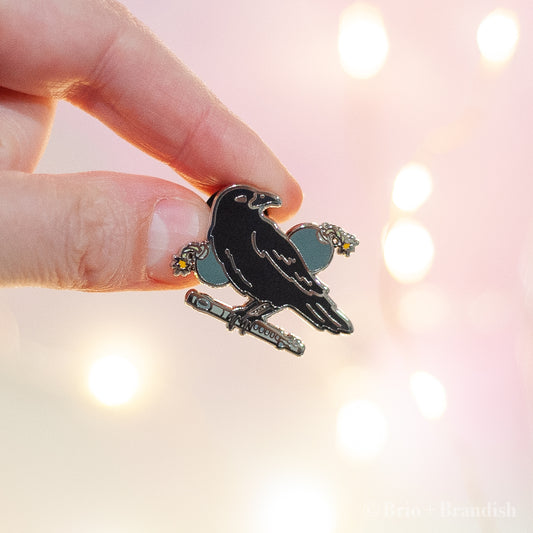 Wylan Crow Enamel Pin