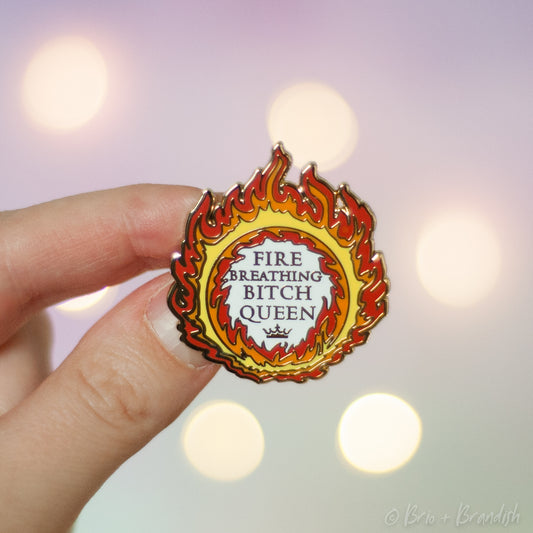 Fire Queen Enamel Pin - REGULAR VARIANT